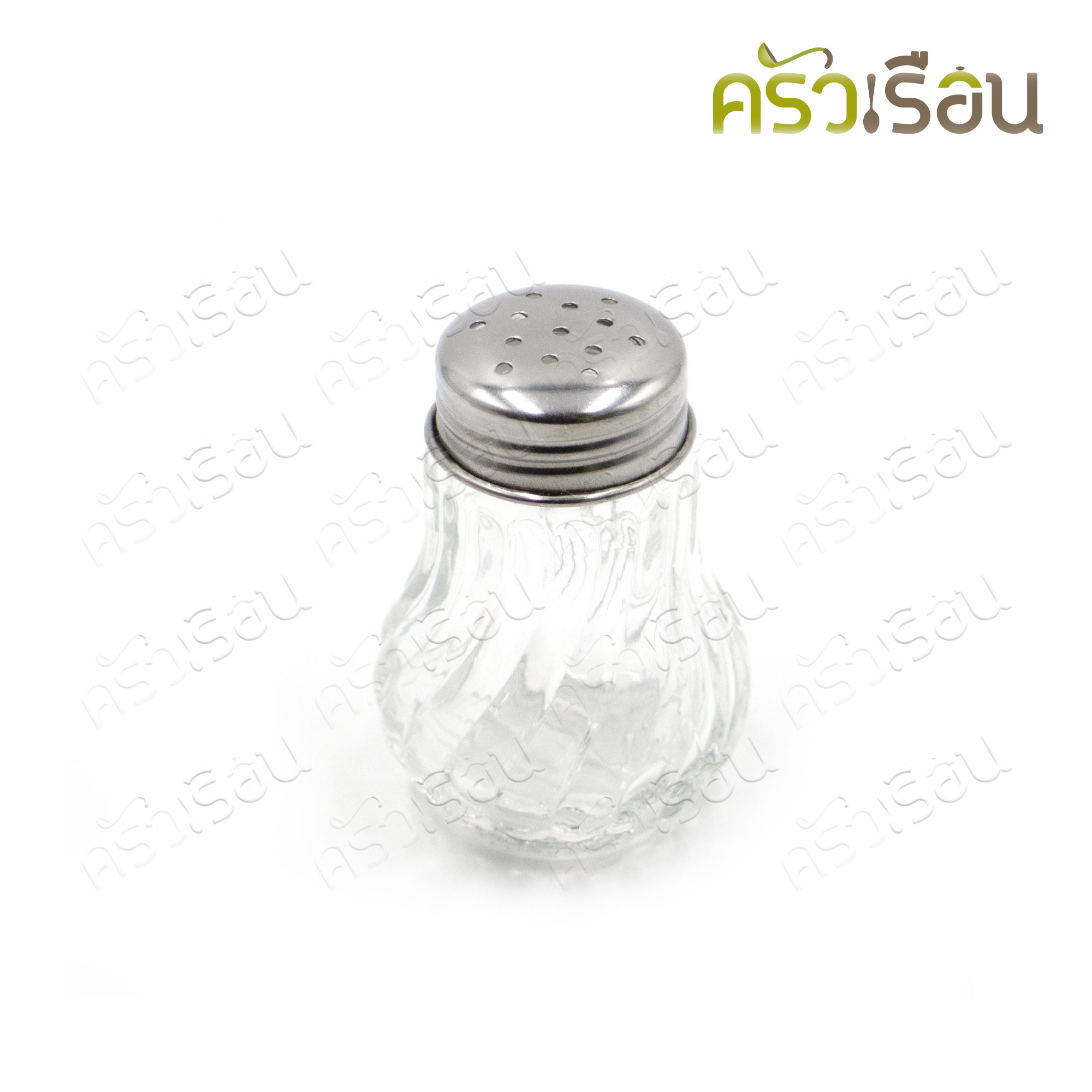 US ขวดพริกไทย เล็ก 2 ออนซ์ ฝาสเตนเลส 3 x 5.5 ซม PE-010