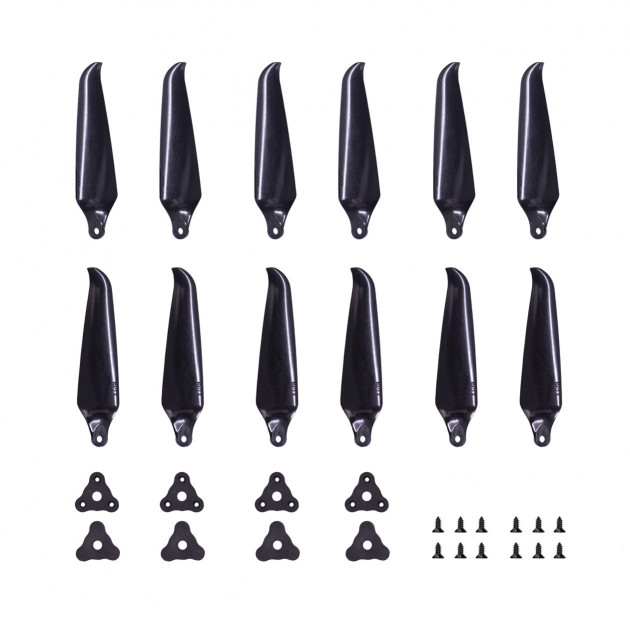 8-G2 F8041 Gemfan Folding 3 Blade Glass Fiber Nylon 1ชุดมี 2ใบพัด fpv racing drone Tiny whoop โดรนซิ่ง Drone