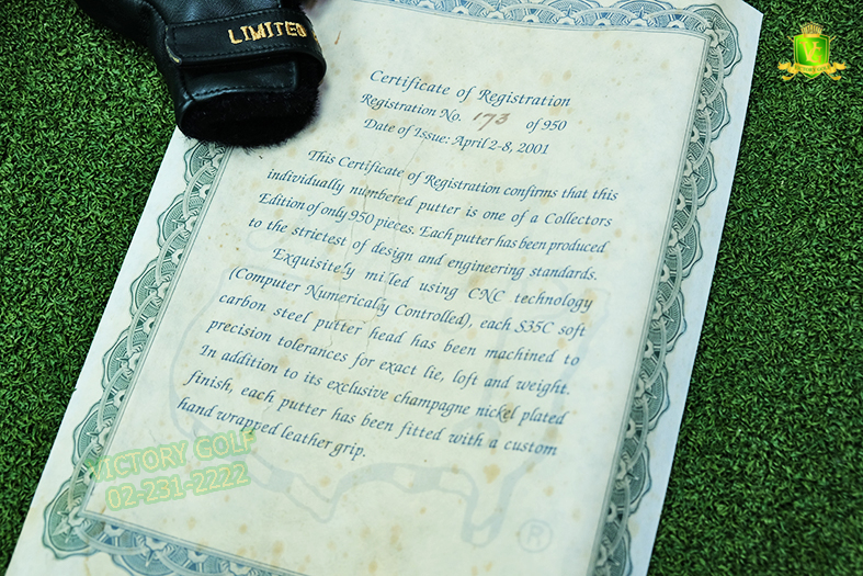 Putter THE MASTER Collectors Edittion M2001 163 OF 950 ของหายากจากรายการ The Master
