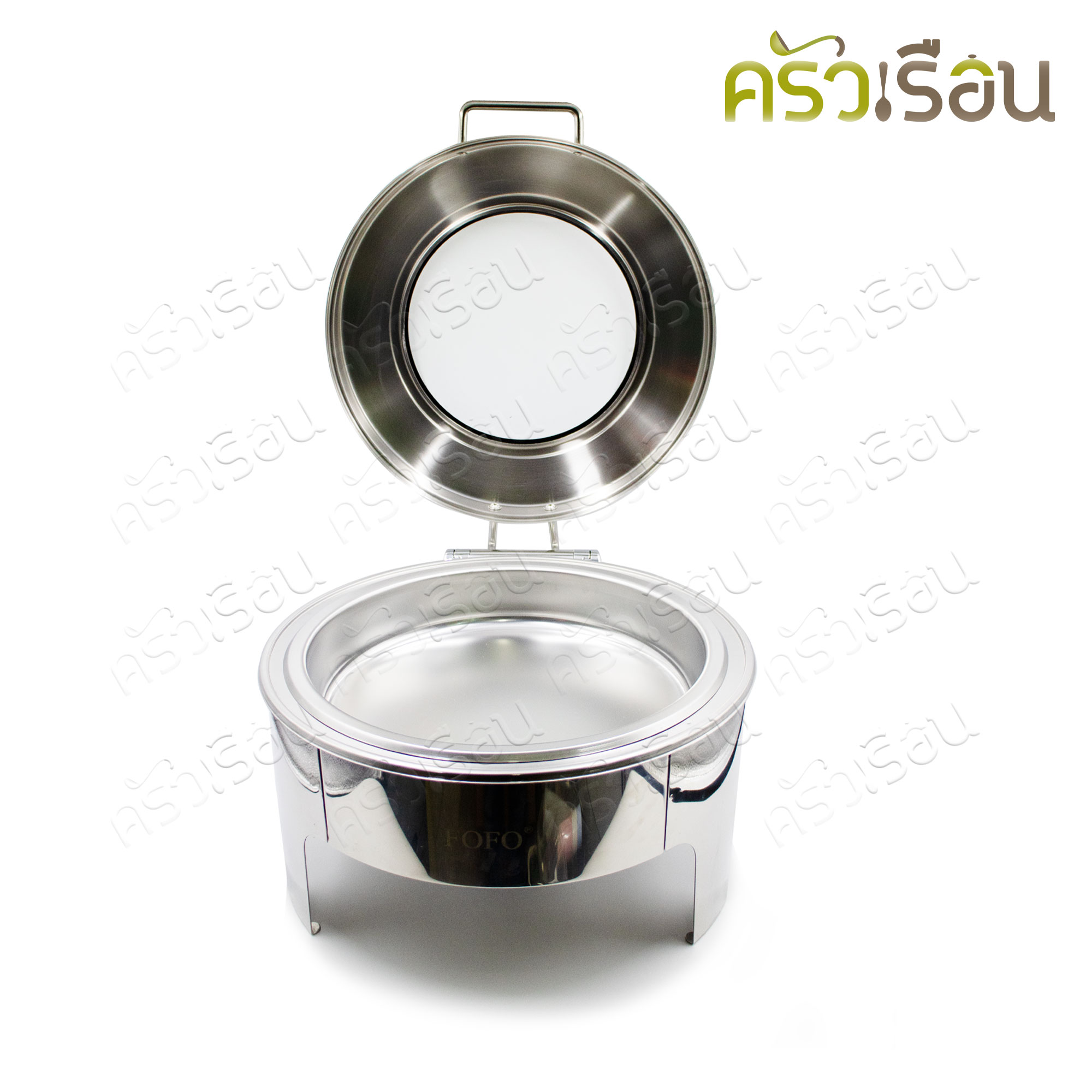 FOFO ชุดอ่างอุ่นอาหาร ทรงกลม ฝากระจก ปิดอัตโนมัติ 6 ลิตร SA7321G
