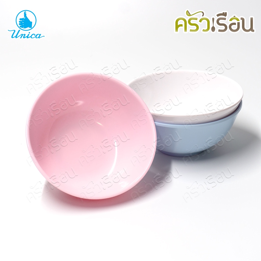 Unica ชามแบ่ง เมลามีน 3.5 นิ้ว 9x4 ซม. B821-3.5 ราคาต่อใบ ถ้วย ถ้วยน้ำจิ้ม กลม