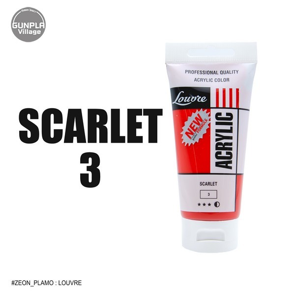 Louvre Acrylic 003 Scarlet 80 ml LOUVRE 8851596080035