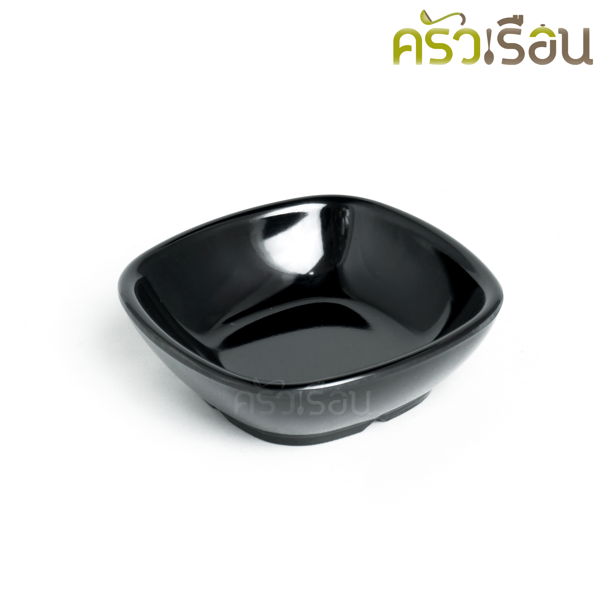 Figures ถ้วยน้ำจิ้ม สี่เหลี่ยมมุมมน เมลามีน 3 นิ้ว [ 7 x 2 ซม. ] D884-3