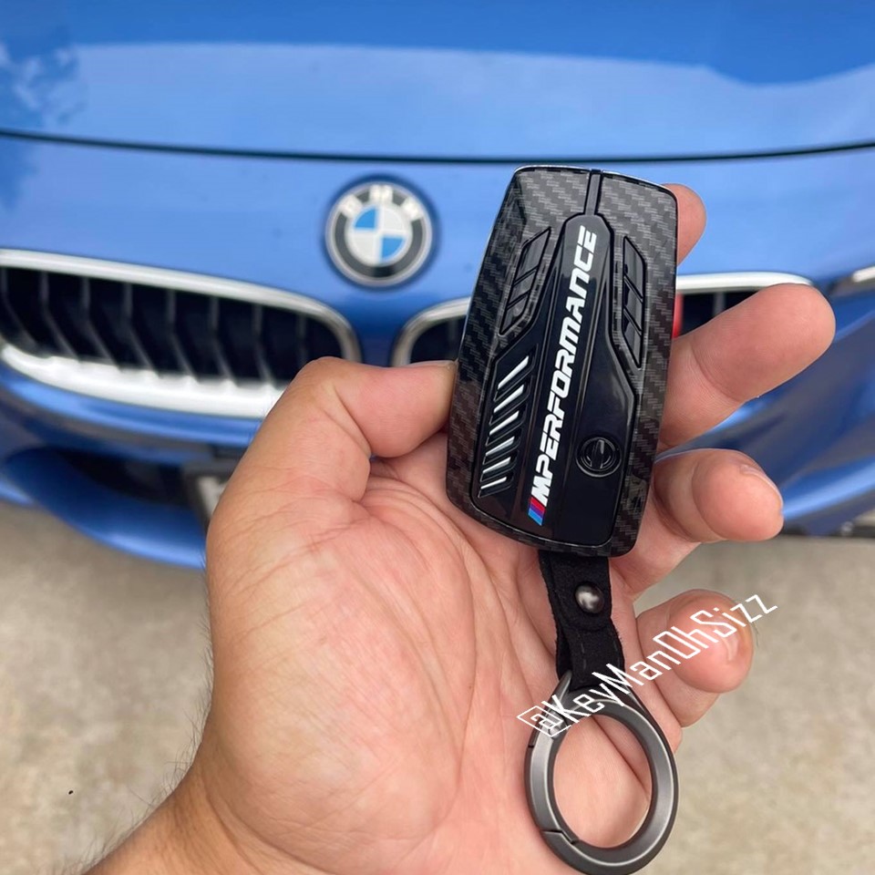 เคสโลหะรีโมทรถยนต์ BMW Engine Design Hard Case Zinc alloy/ABS Key Cover BMW Key Sets Series 2-3 Series 4-Series 5 6 Series X3 X4 M2 M3 M5 M6