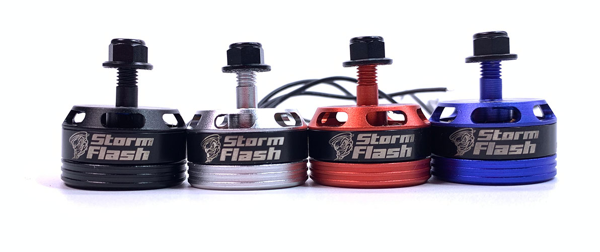 [22-3] 4ลูก Storm Flash 2205 2300KV CW มอเตอร์ FPV RACING DRONE โดรนซิ่ง มี 4 สี เริ่มประกอบลำ ราคาประหยัด Motor