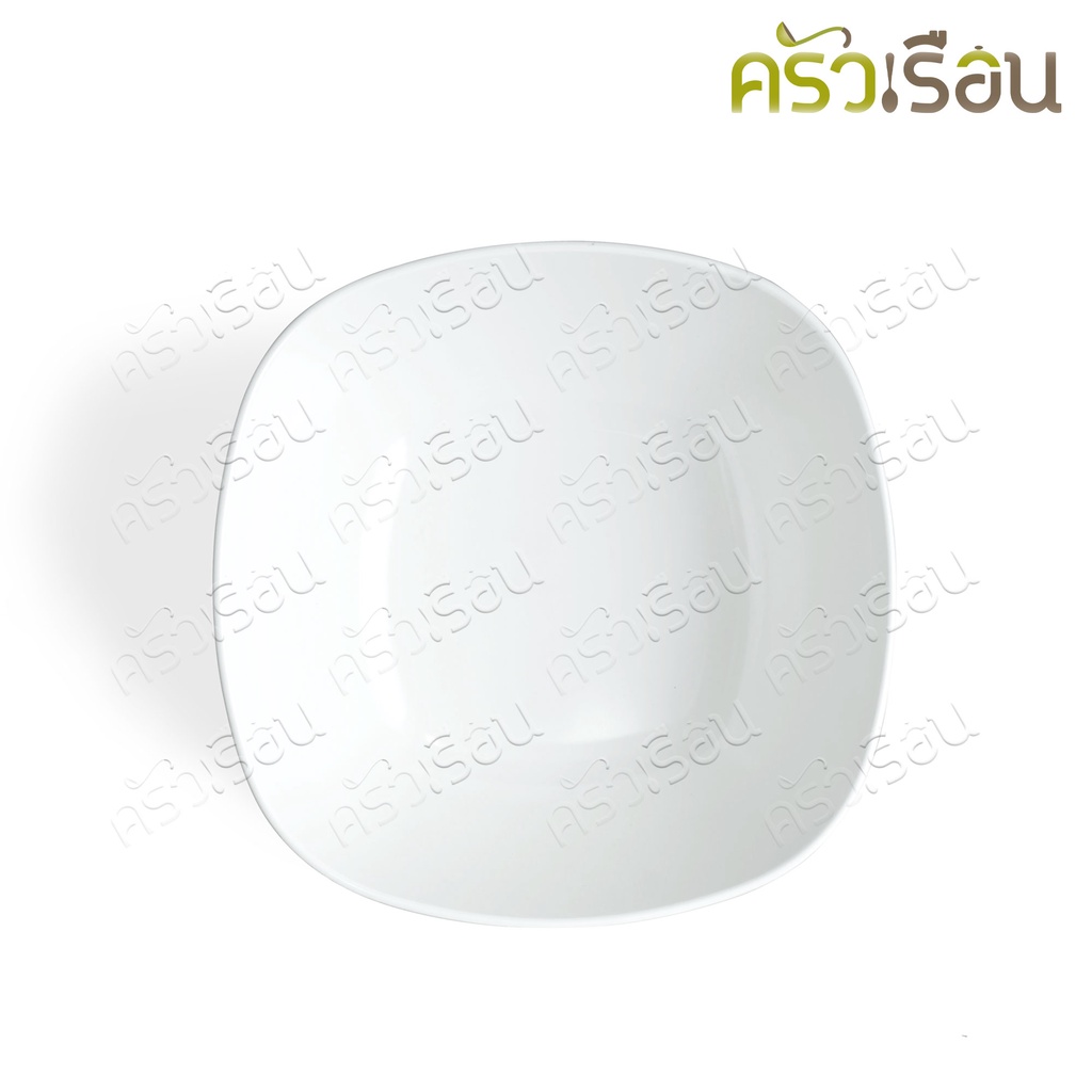 Figures ชาม สี่เหลี่ยม เมลามีน 4 นิ้ว B850-4 ราคาต่อใบ มีให้เลือก 2 สี ถ้วย