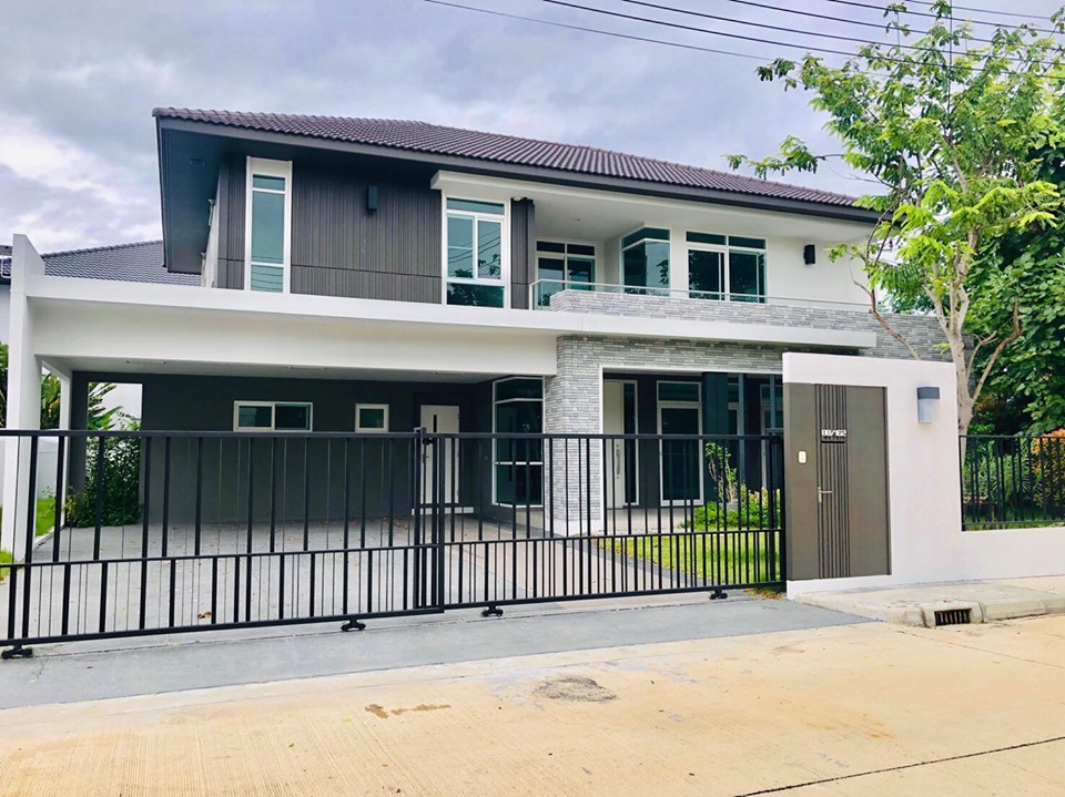 ขายบ้านเดี่ยว 2 ชั้น หมู่บ้านมัณฑนา ราชพฤกษ์-สะพานมหาเจษฎาบดินทร์ ( รหัสทรัพย์ 2019136 ) ซอย4 ต.บางกร่าง อ.เมือง จ.นนทบุรี