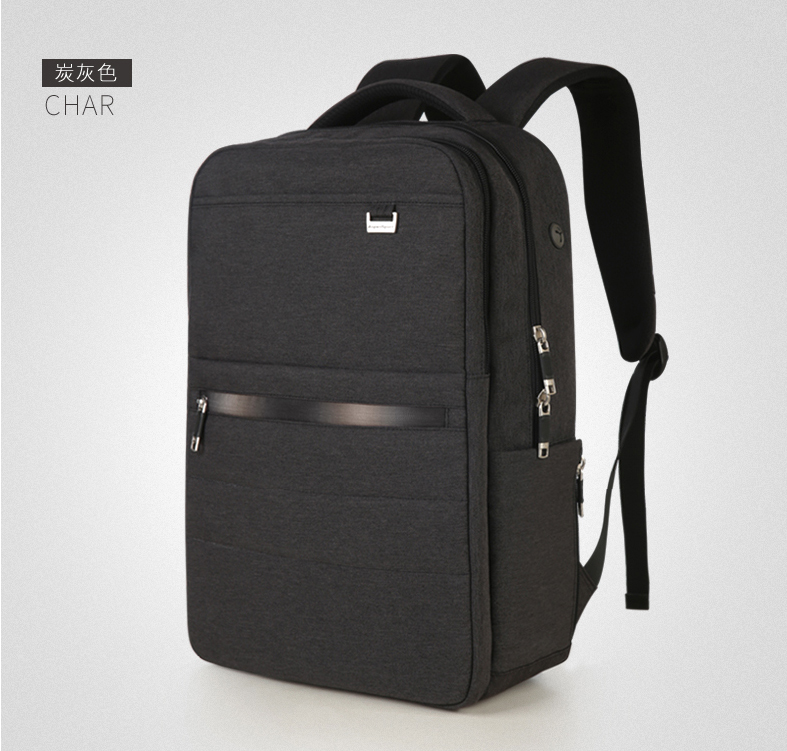 กระเป๋า Hi-End จาก AspenSport กระเป๋าเป้สะพายหลัง โน๊ตบุ๊ค รุ่น AS-B68 ใส่ laptop 13-16 นิ้ว สีดำ