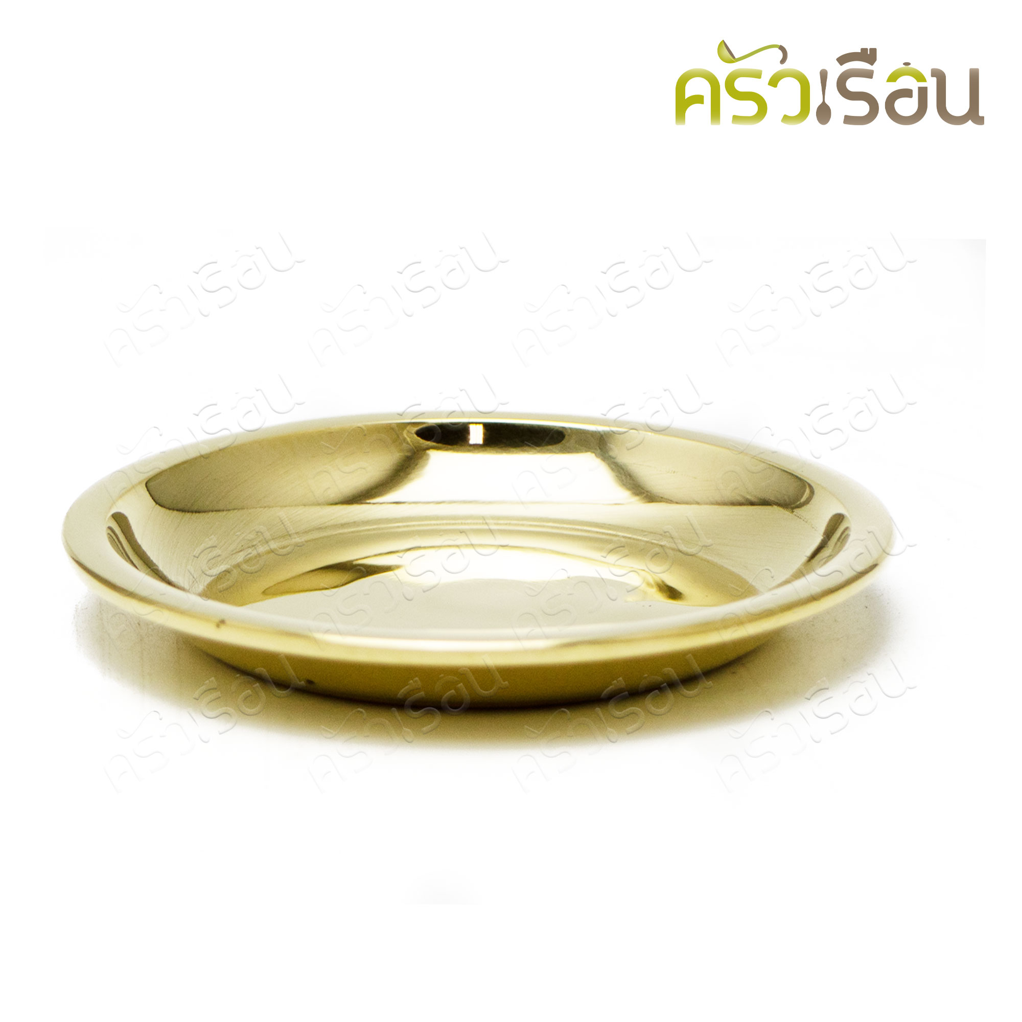 BRASS coaster, brass [small] 9 x 1 cm.