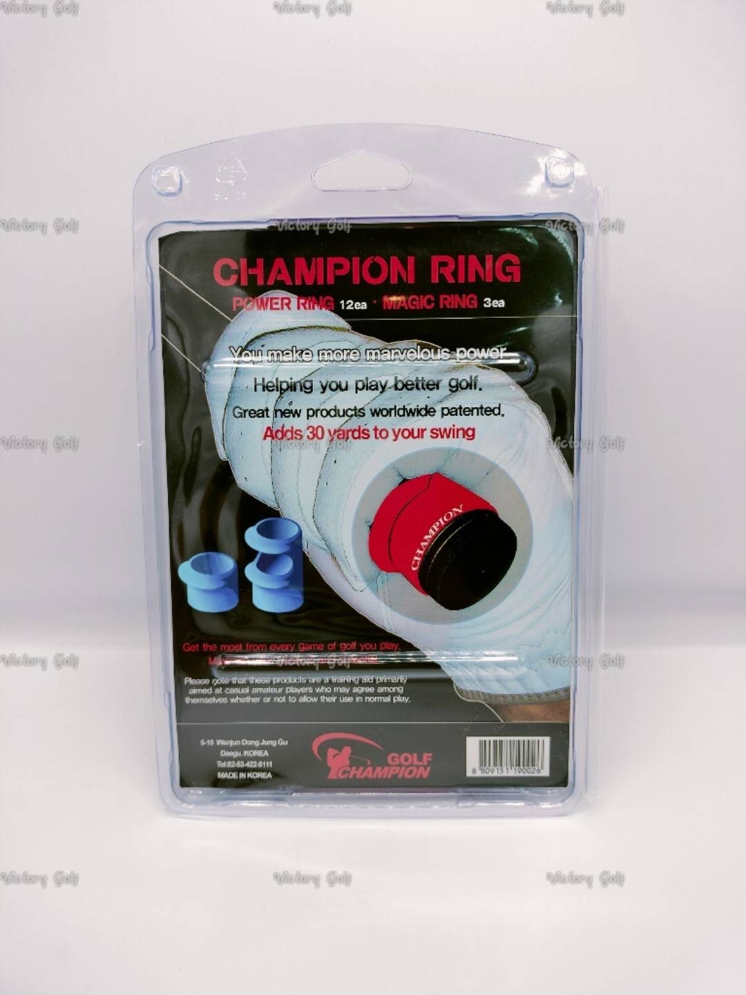 CHAMPION Ring (Adds 30 Yards to your Swing) From Korea