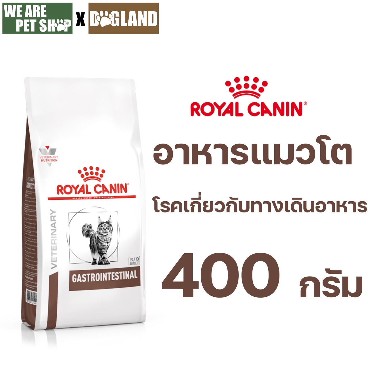 GASTROINTESTINAL แมวโต ท้องเสีย 400 ก.