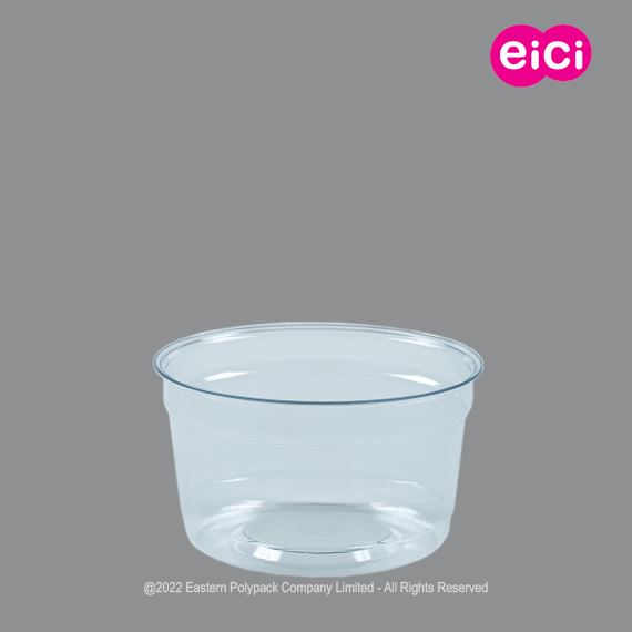 eici ถ้วยขนม 100 g. 50 ใบ ความจุ 280 ml. 9.5 x 5.38 ซม. พลาสติก PET (F95) ตราอีซี่ ถ้วยอีซี่ ถ้วยใส โรงงานเดียวกับ epp