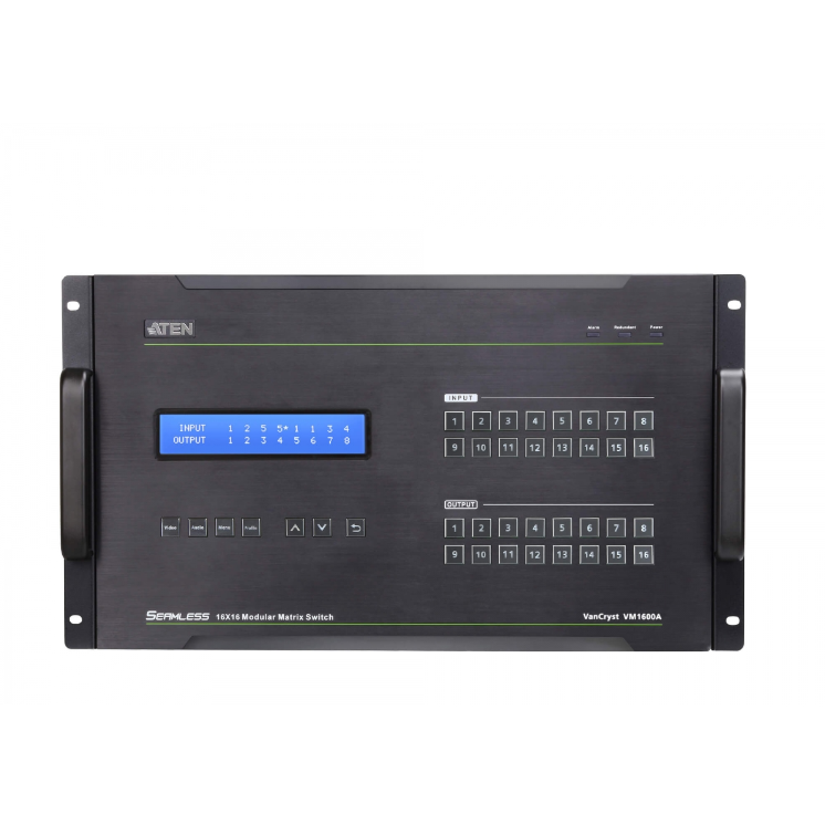 ATEN 16X16 MODULAR VIDEO WALL+ DIGITAL MATRIX SWITCH WITH SEAMLESS SWITCH SUPPORT