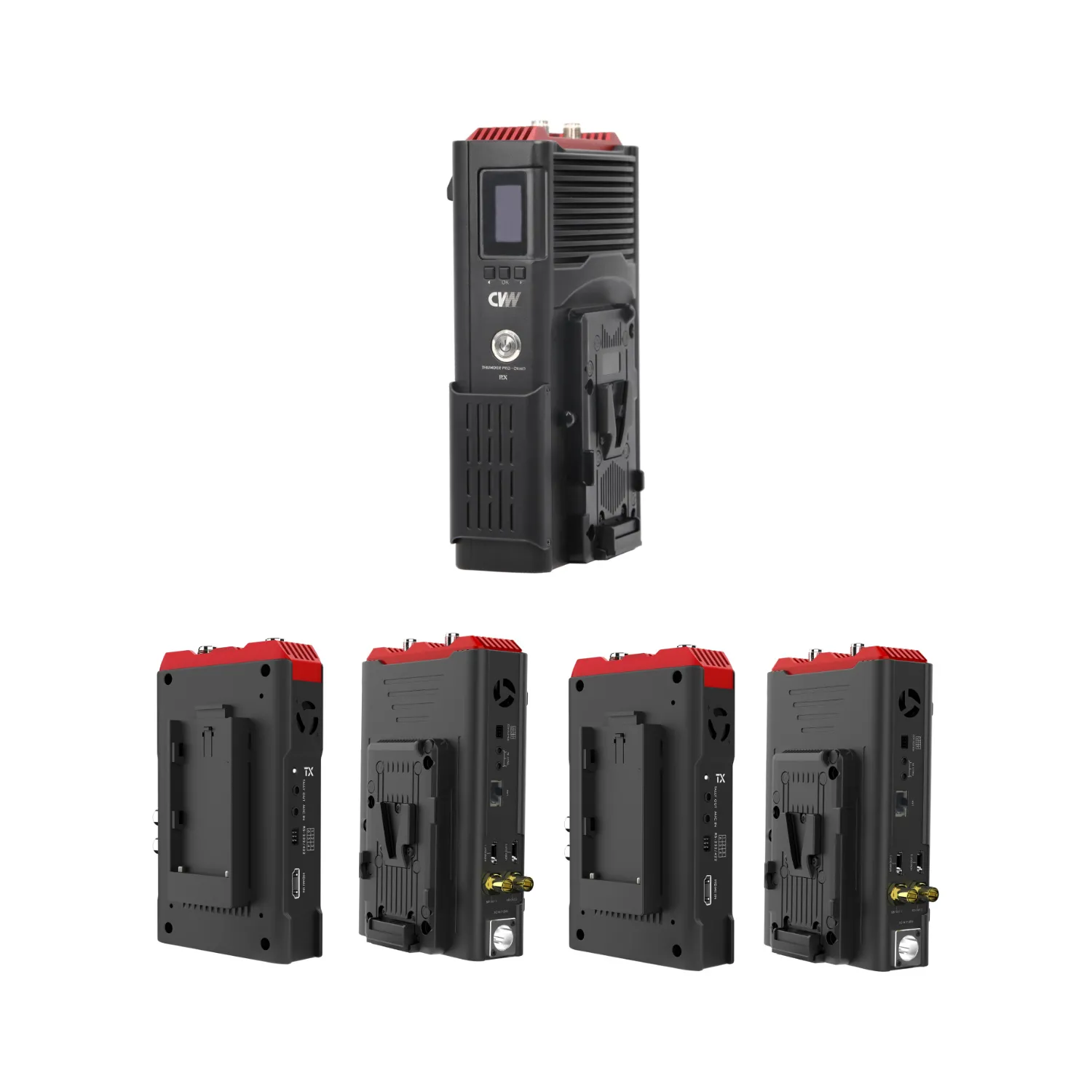 CVW Thunder PRO Quad – 4CH Professional Broadcast 1000M (3280 ft) Full HD Wireless Video Transmission System