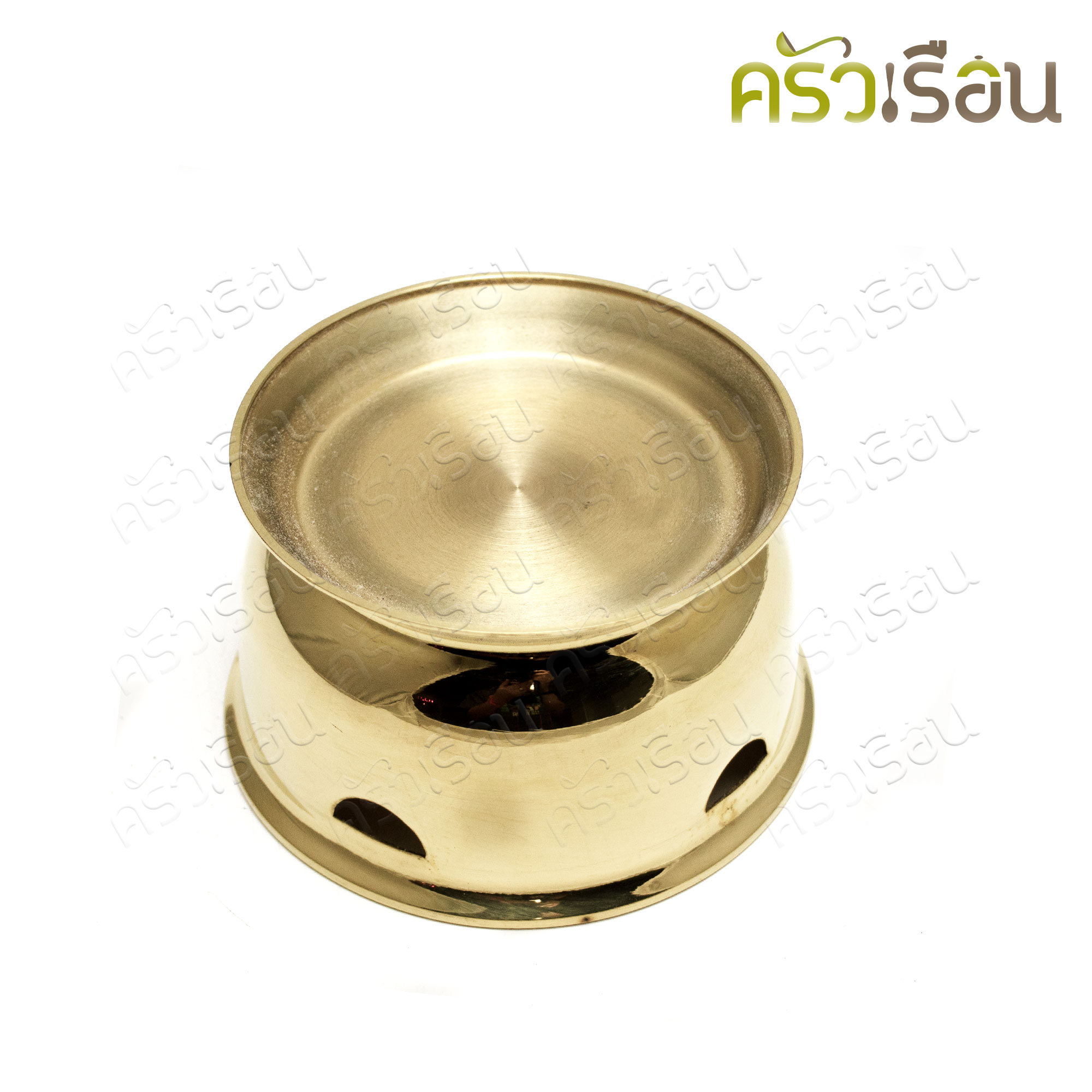 BRASS เตาแอลกอฮอล์ ทองเหลืองแท้ เตาทองเหลือง ใช้สำหรับเสิร์ฟอาหารบนโต๊ะ