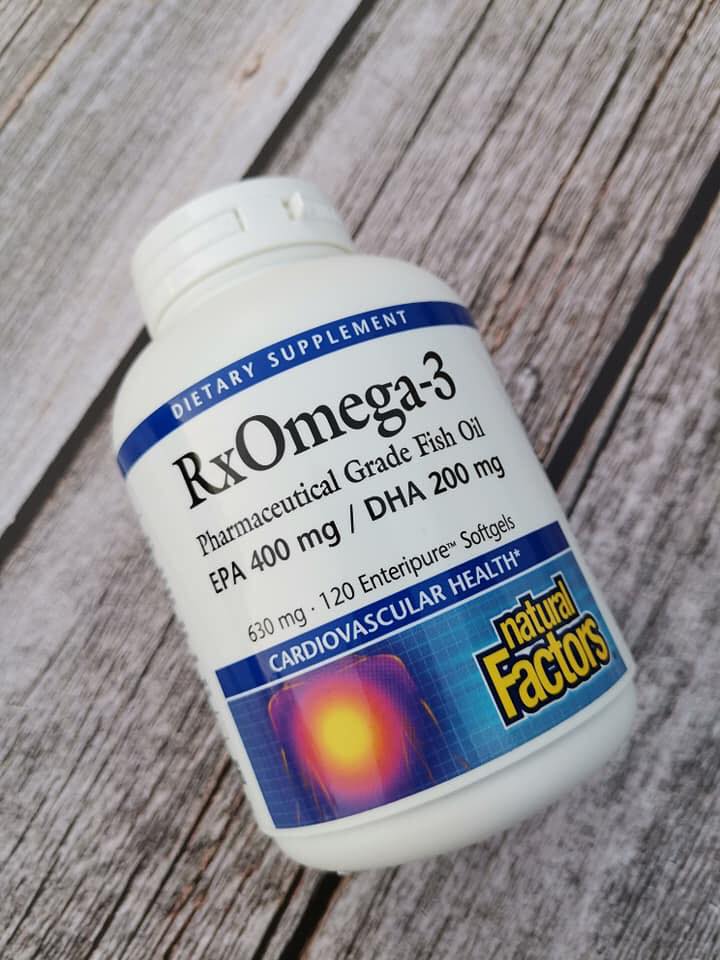 Natural Factors, Rx Omega 3, 630 mg, 120. softgels.