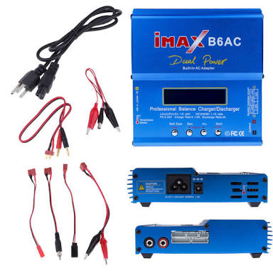 IMAX B6AC balance charger เครื่องชาร์จแบตเตอรี่ 80W Digital LCD LiPo Li-ion Battery Discharger Charger