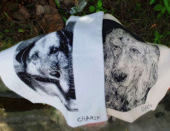 กระเป๋าผ้าเนื้อนุ่ม สีครีม ลายอิงลิชคอกเกอร์ เรียบหรูดูดี สไตล์มินิมอลคลาสสิค