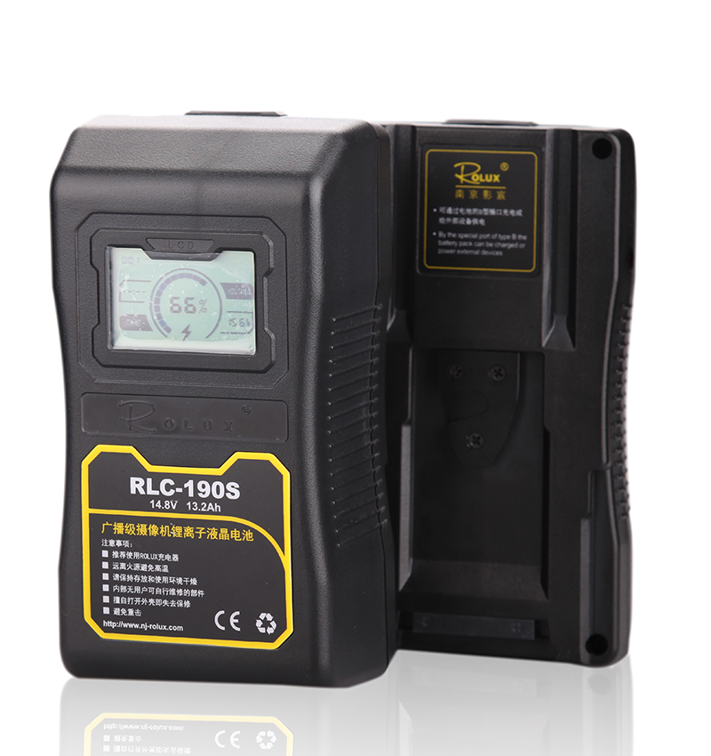 V MOUNT BATTERY Rolux RLC 190Wh V Mount Battery