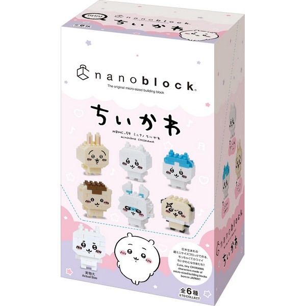 Kawada nanoblock mininano NBMC_59S Chikawa (Box of 6) 4972825227565 (นาโนบล็อค)