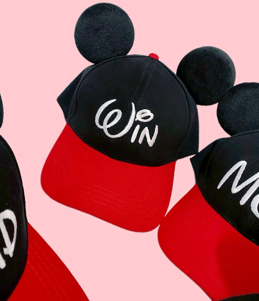 หมวกแก๊ปมิกกี้เมาส์ปักชื่อ หมวกMickeymouse