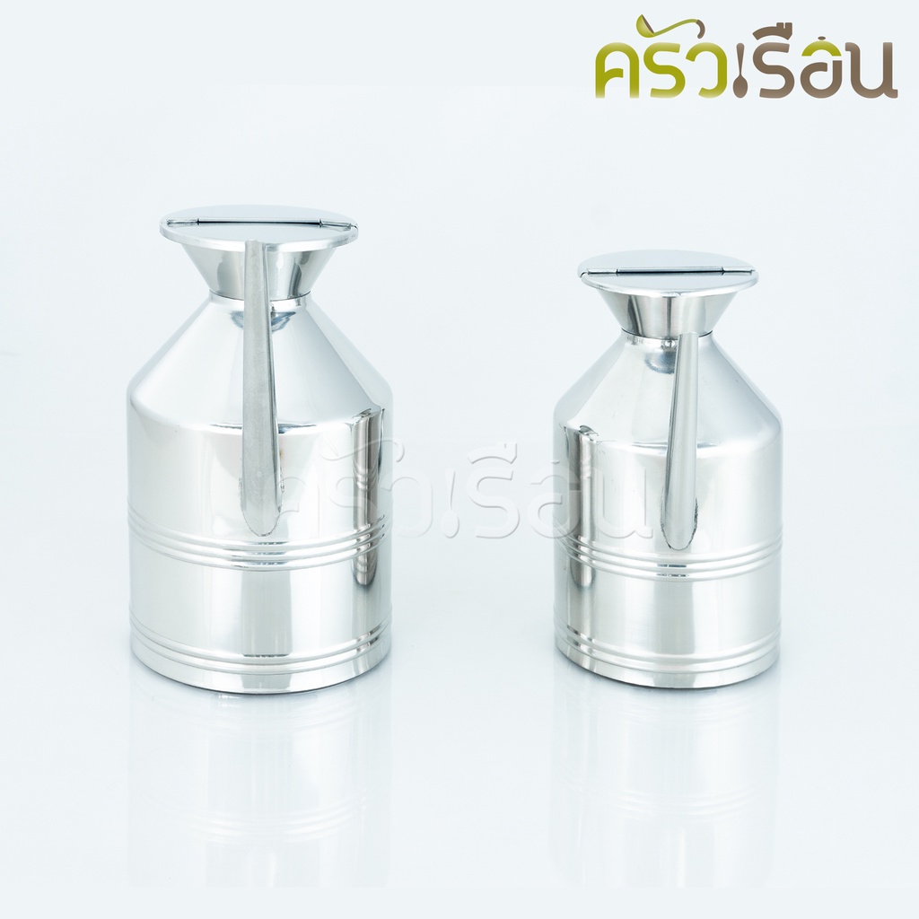 US เหยือกน้ำมัน สเตนเลส ทรงโบราณ รุ่น OC ราคาต่อใบ มีให้เลือก 2 ขนาด OC-375 OC-625 กาน้ำมัน
