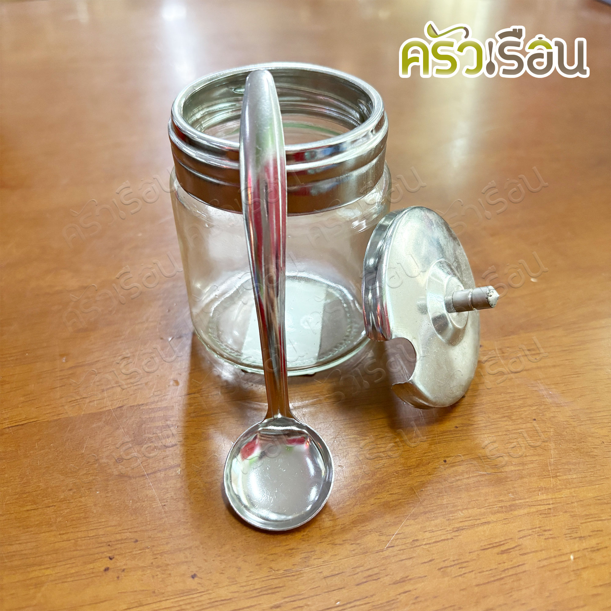 Twin Ray ขวดแก้ว ไม่มีหู Ø7 x 8 ซม. 8007/1 ขวดพริกน้ำปลา