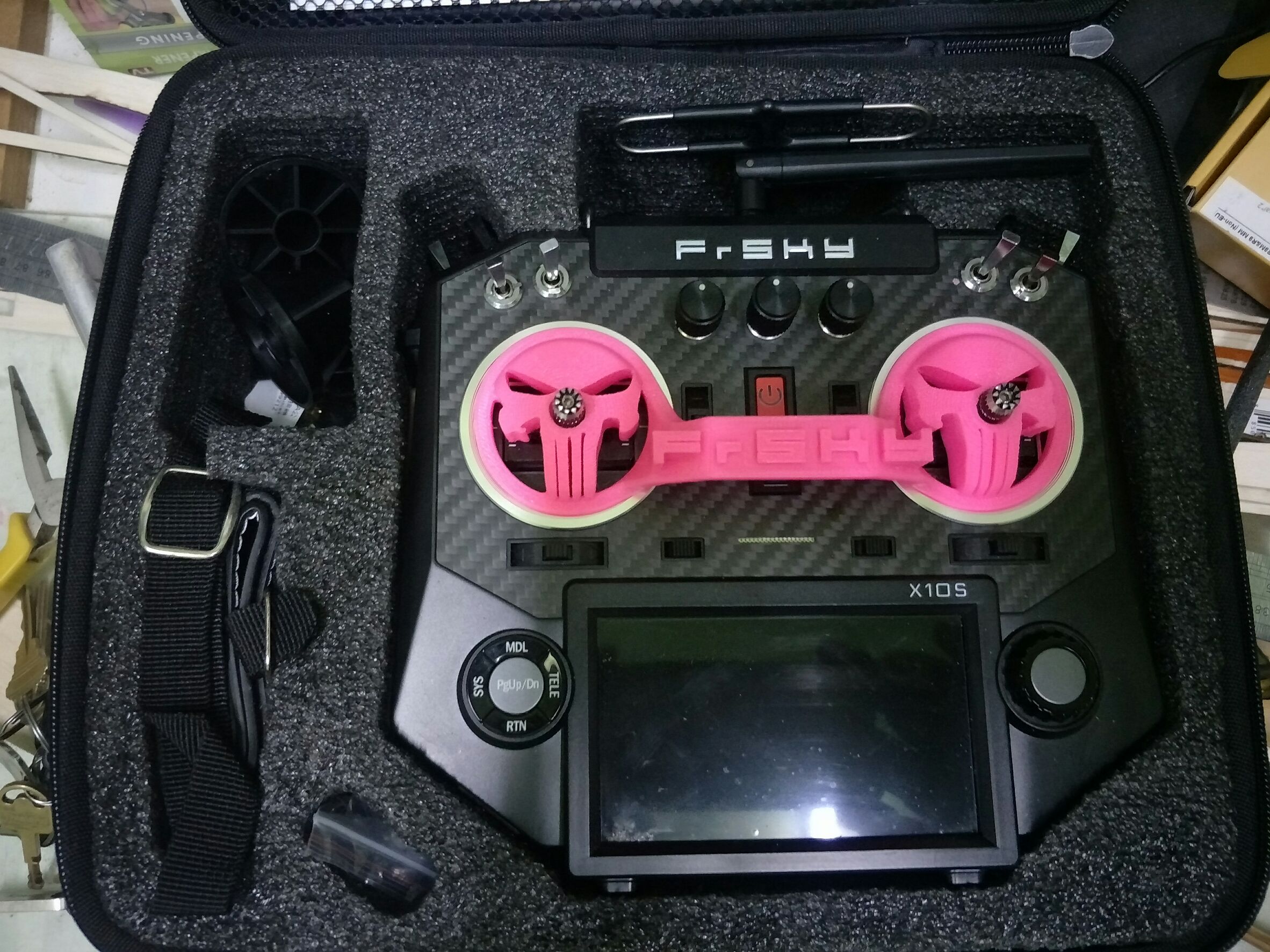 ตัวล็อคสติ๊ก Frsky Taranis X10S (PLA เส้นแข็ง) - By Line ID : @FPVONLY