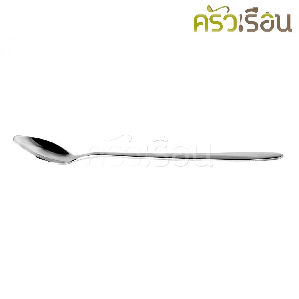 Double Apples ช้อนโซดา สเตนเลส ลาย เรียบ 19.2 ซม. ตราแอปเปิ้ลคู่ ช้อนชงกาแฟ ช้อนค็อกเทล ช้อนคนด้ามยาว