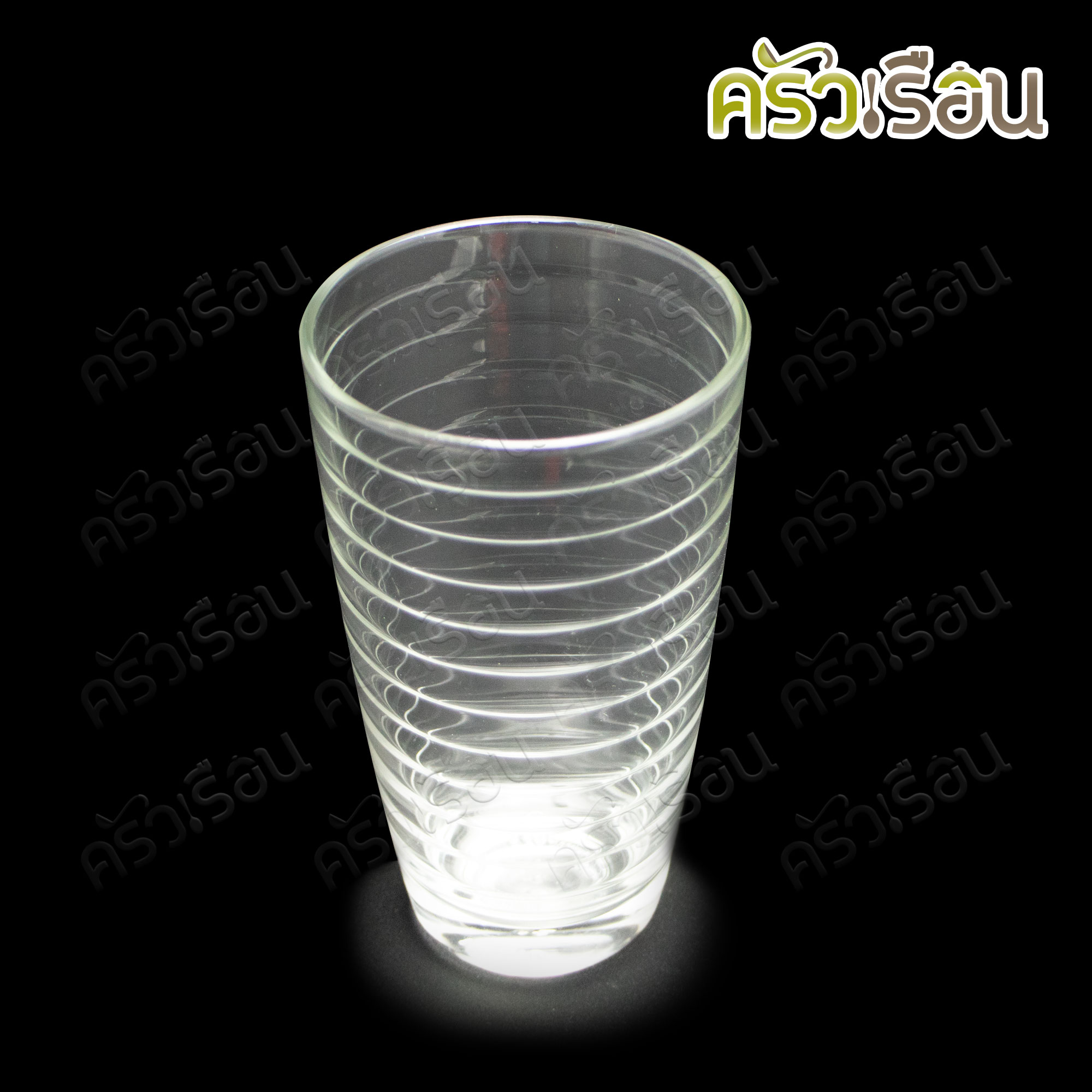 UNION GLASS แก้วน้ำ เทียร่า ลายริ้ว ทรงสูง 333 ml. (11.5 oz.) #355 TUMBLERS TD 70.50 x BD 47 x H 135 mm.