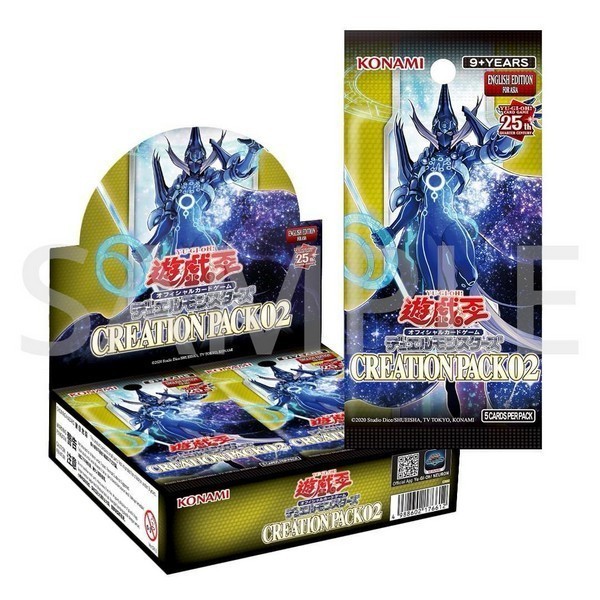 Konami Yu-Gi-Oh! Asia English - Creation Pack 02 (CR02-AE) แบบกล่อง (30 ซอง) 4988602176612 (การ์ดยูกิ)