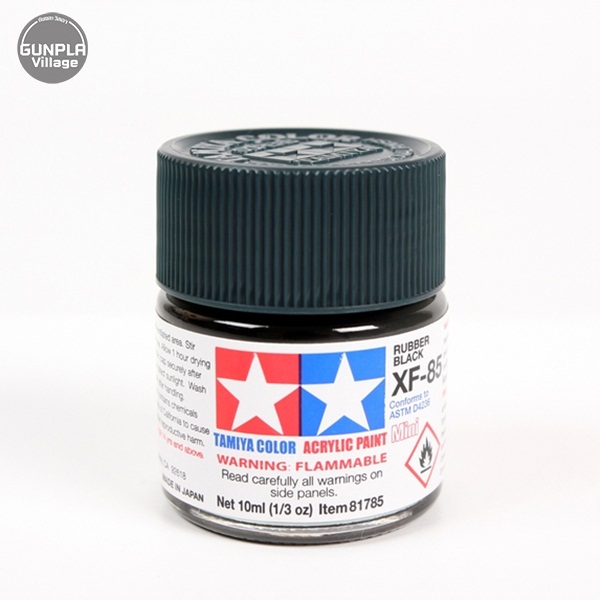 Tamiya 81785 Acrylic Mini XF-85 Rubber Black Tamiya 45074165