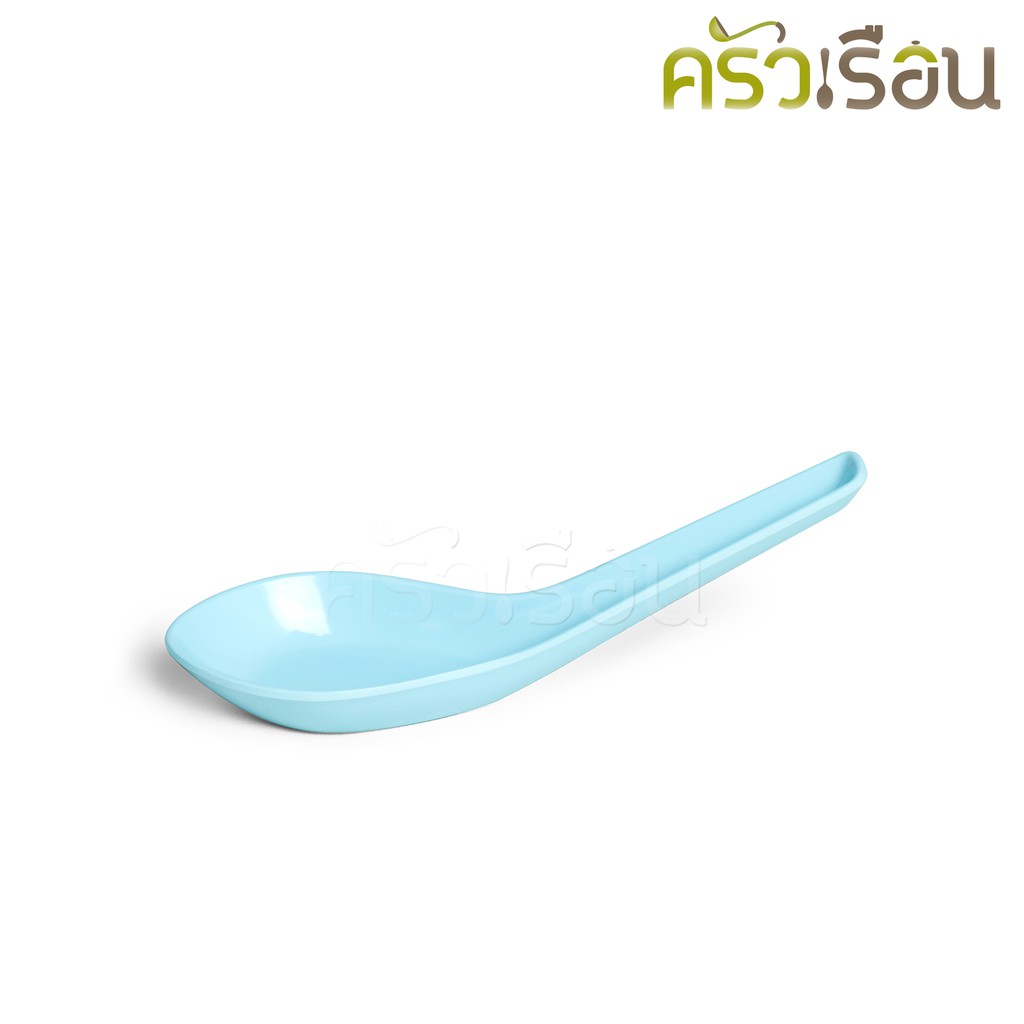 Unica หรือ VANDA ช้อนสั้น เมลามีน ตรามือ SP931 ขนาด 12 x 4.3 ซม. ราคาต่อชิ้น ช้อนข้าว