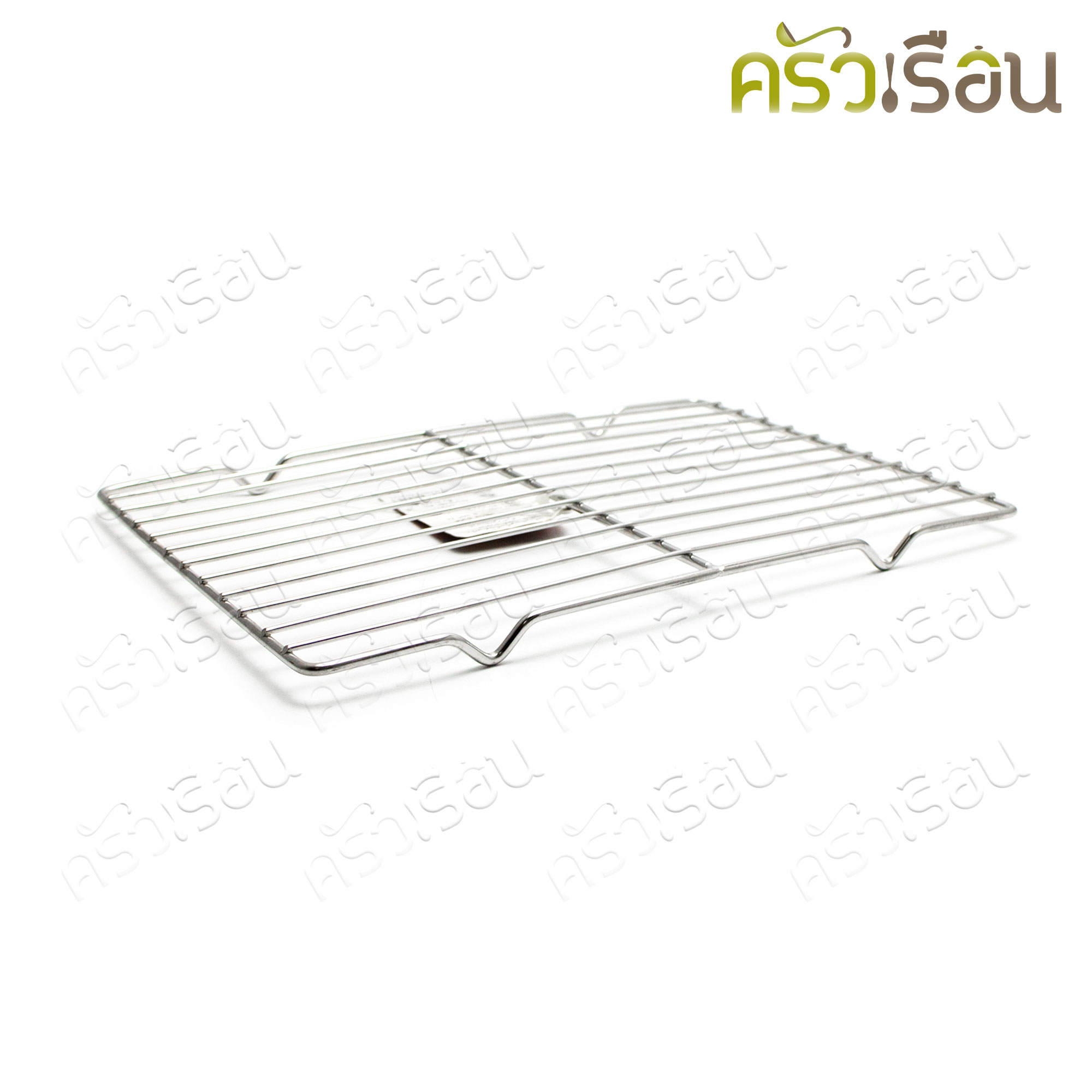US ตะแกรงพัก สเตนเลส มีขา 21 x 29 ซม. TK-4129