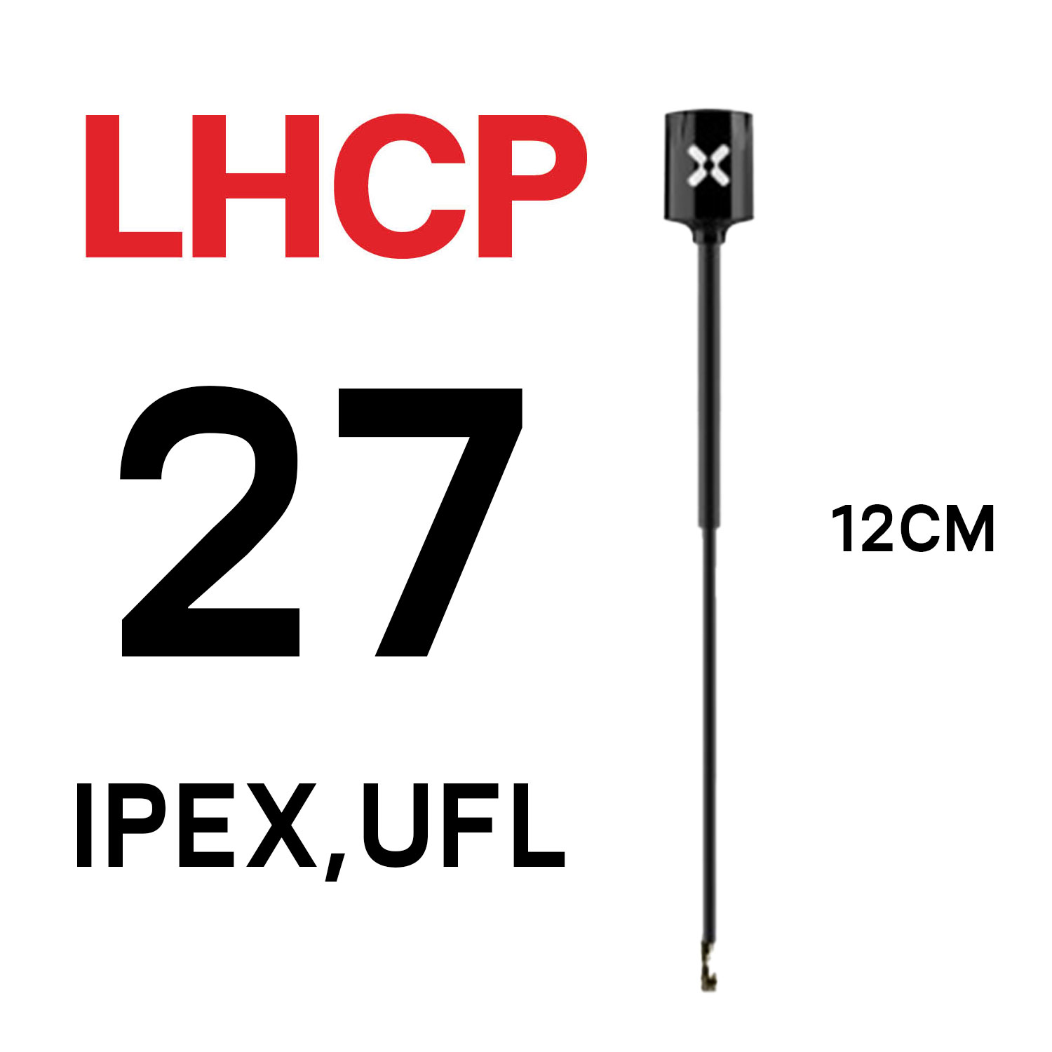 Foxeer Lollipop 4 LHCP Plus High Quality 5.8G 2.6dBi FPV Omni LDS Antenna อุปกรณ์โดรน Drone