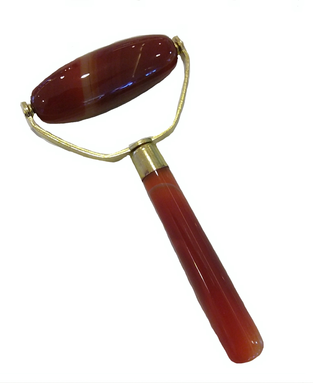 กัวซาลูกกลิ้ง"หม่าเล่า” (Red Agate Facial Massage Roller)