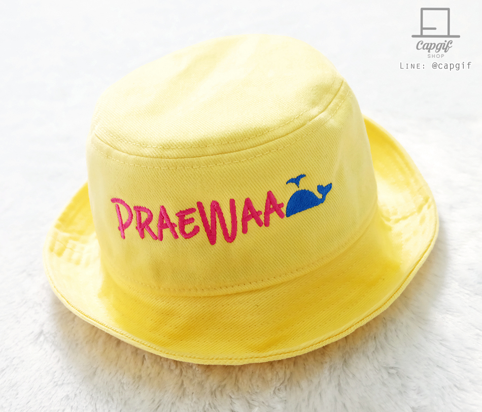 หมวกบักเก็ต(bucket)ไซต์เด็กปักชื่อ