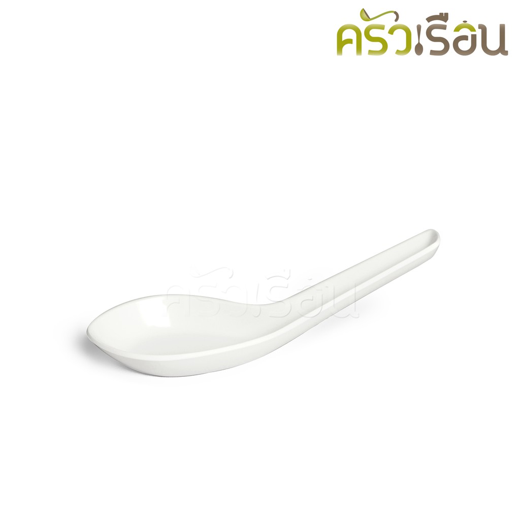 Unica หรือ VANDA ช้อนสั้น เมลามีน ตรามือ SP931 ขนาด 12 x 4.3 ซม. ราคาต่อชิ้น ช้อนข้าว