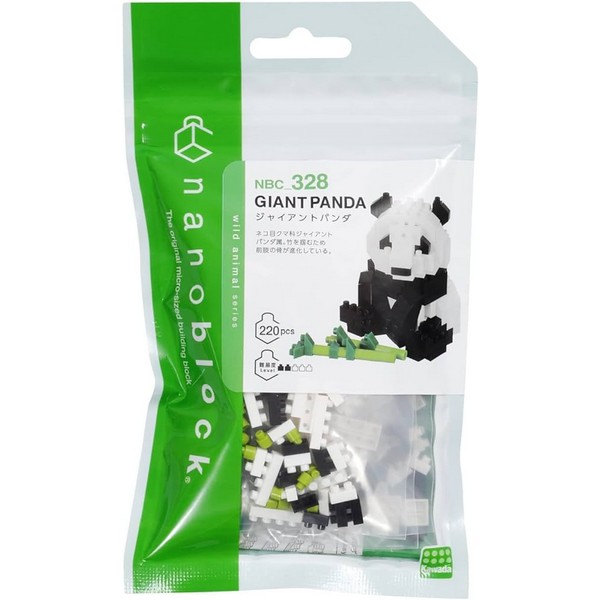 Kawada nanoblock NBC_328 Giant Panda 4972825219126 (นาโนบล็อค)