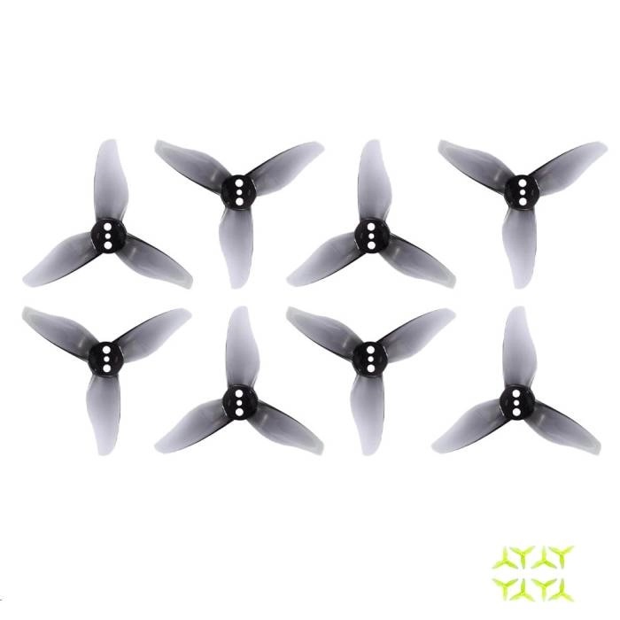 2-G11 Gemfan Prop 8ใบ 2023S Gemfan Hurricane 2023S 3-Blade แกน1.5mm Propeller (Set of 8) 2Inch ใบพัด fpv racing drone