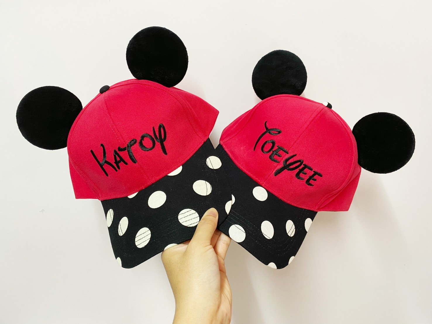 หมวกแก๊ปมิกกี้เมาส์ปักชื่อ หมวกMickeymouse