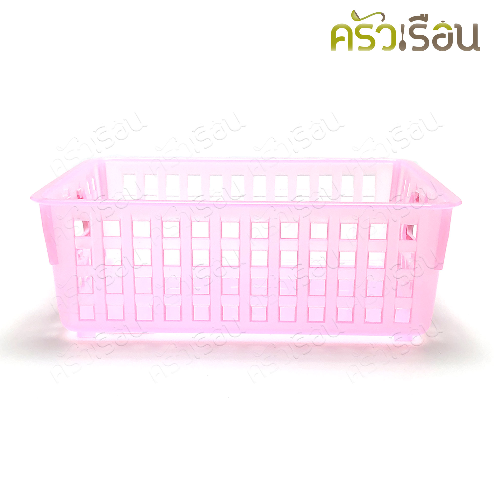 MOC ตะกร้าเหลี่ยม ทรงเตี้ย คละสี เลือกสีไม่ได้ 20.3 x 26.5 x สูง 9.5 ซม. AJ B-22SL [ ตะกร้า ตะแกรง ]