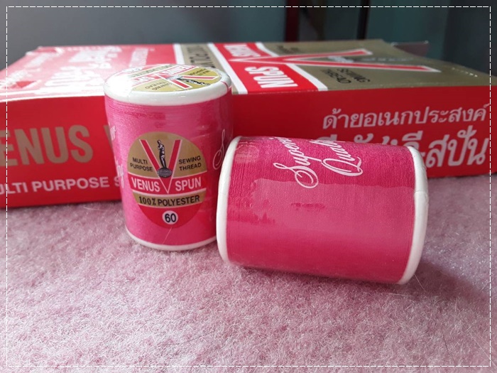 ด้ายวีนัสเบอร์ 1186 สีชมพูบานเย็น