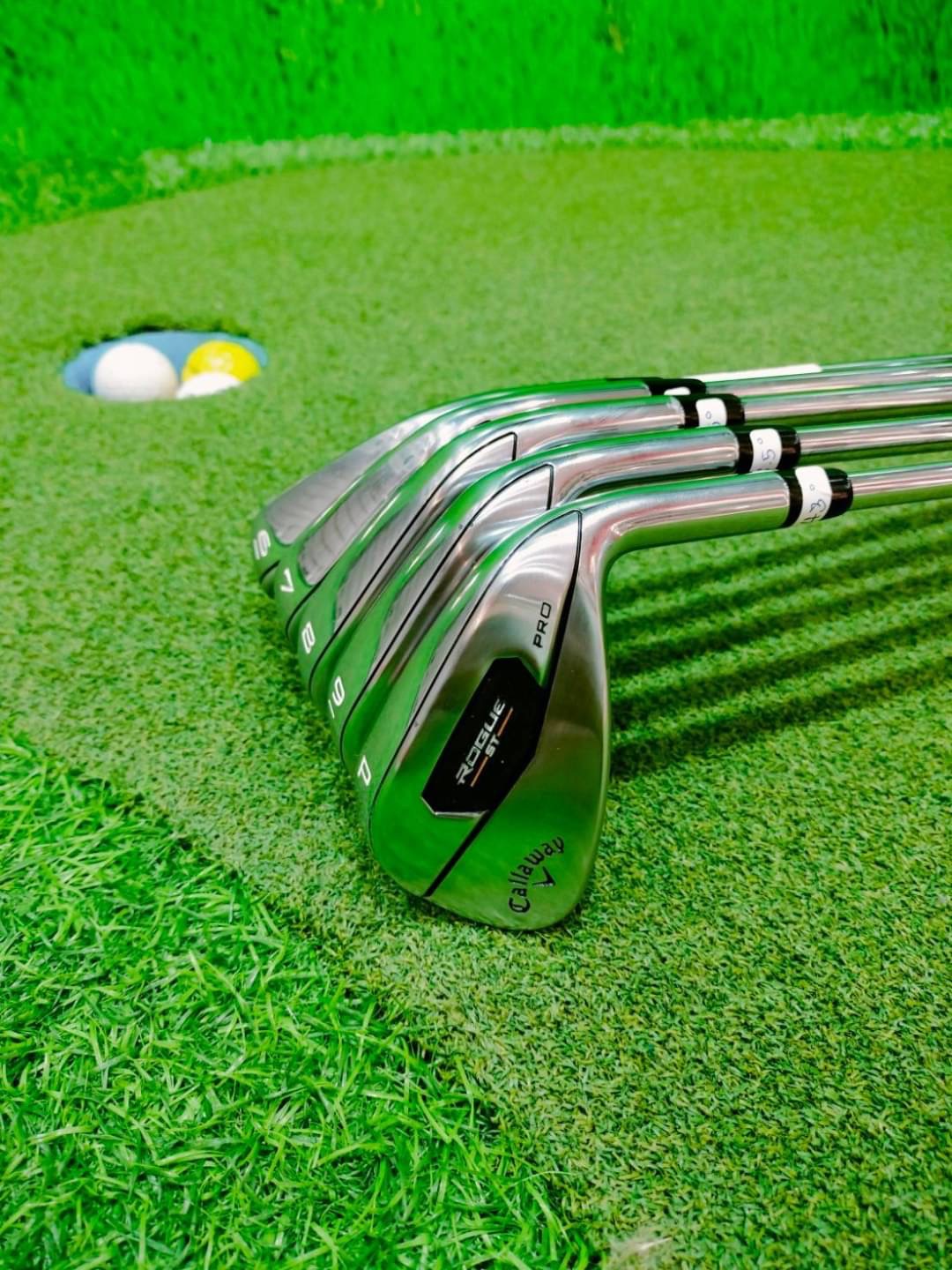 Iron Set Callaway ROGUE ST Pro 6-9, Pw ( 5 pcs. )( N.S. Pro 950GH Neo/ R/ TQ: 1.9 ) 94.5g. ปี2022
