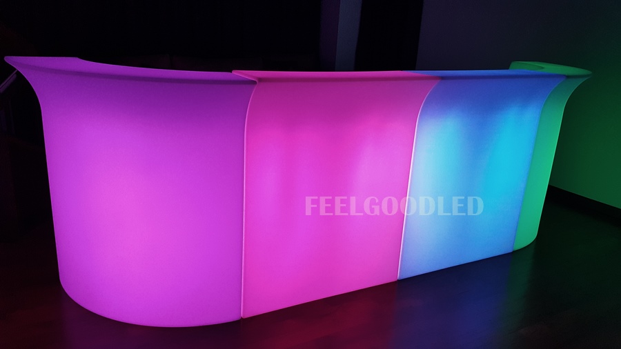 RENT/ให้เช่า: เคาน์เตอร์บาร์ LED เรืองแสง รุ่น GB(3.4m)