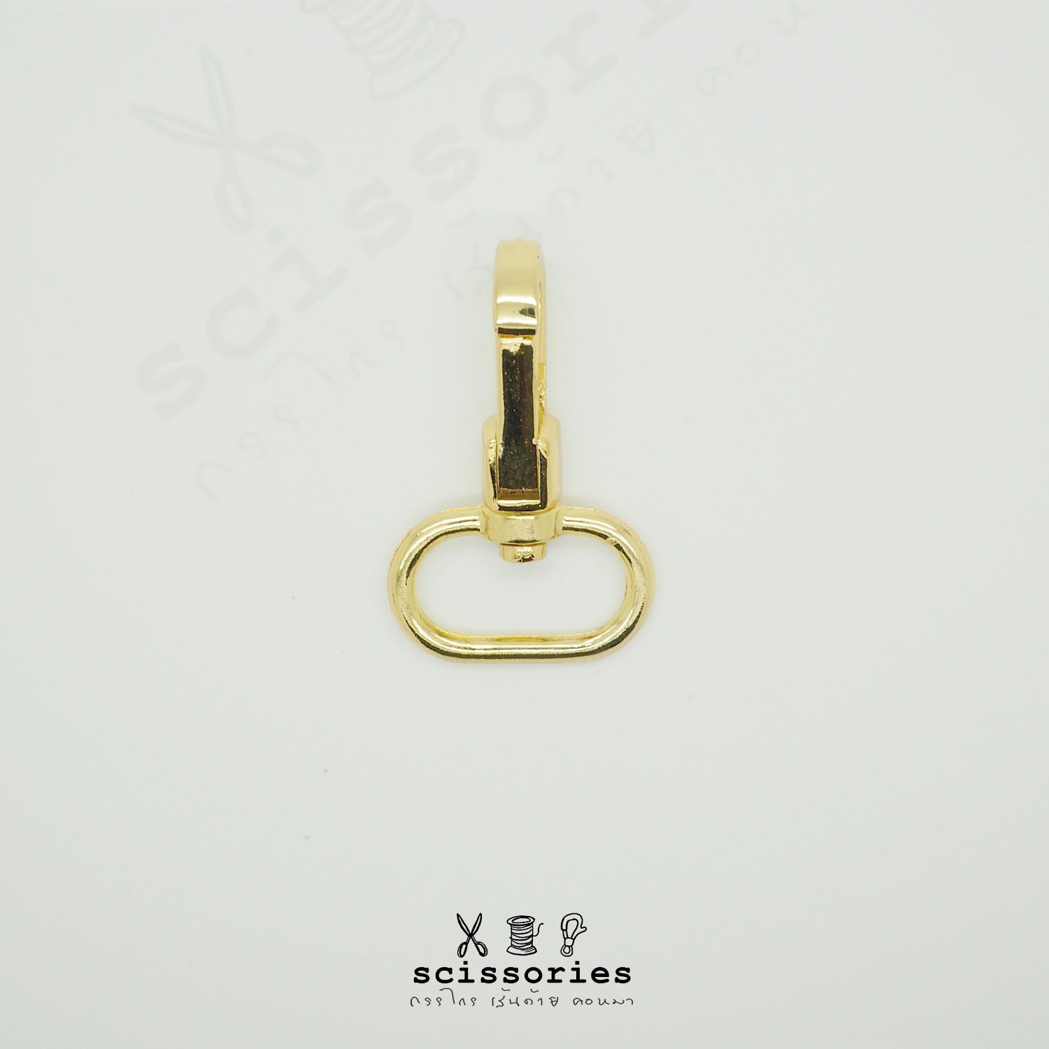 คอหมา 4หุน 1.4cm สีทอง/2ตัว