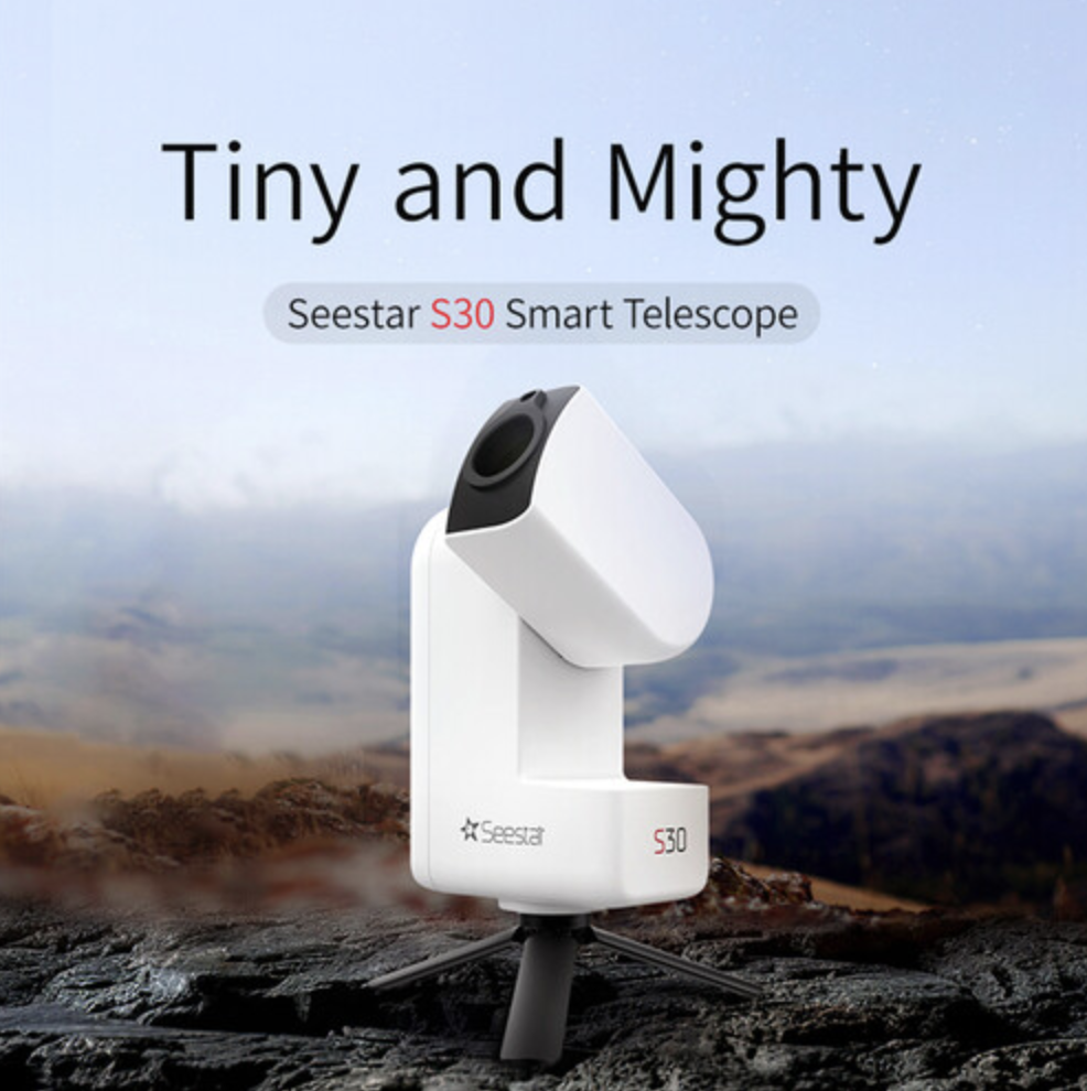 ZWO Seestar S30 ,30mm f/5 All-in-One Smart Telescope Seestar S30