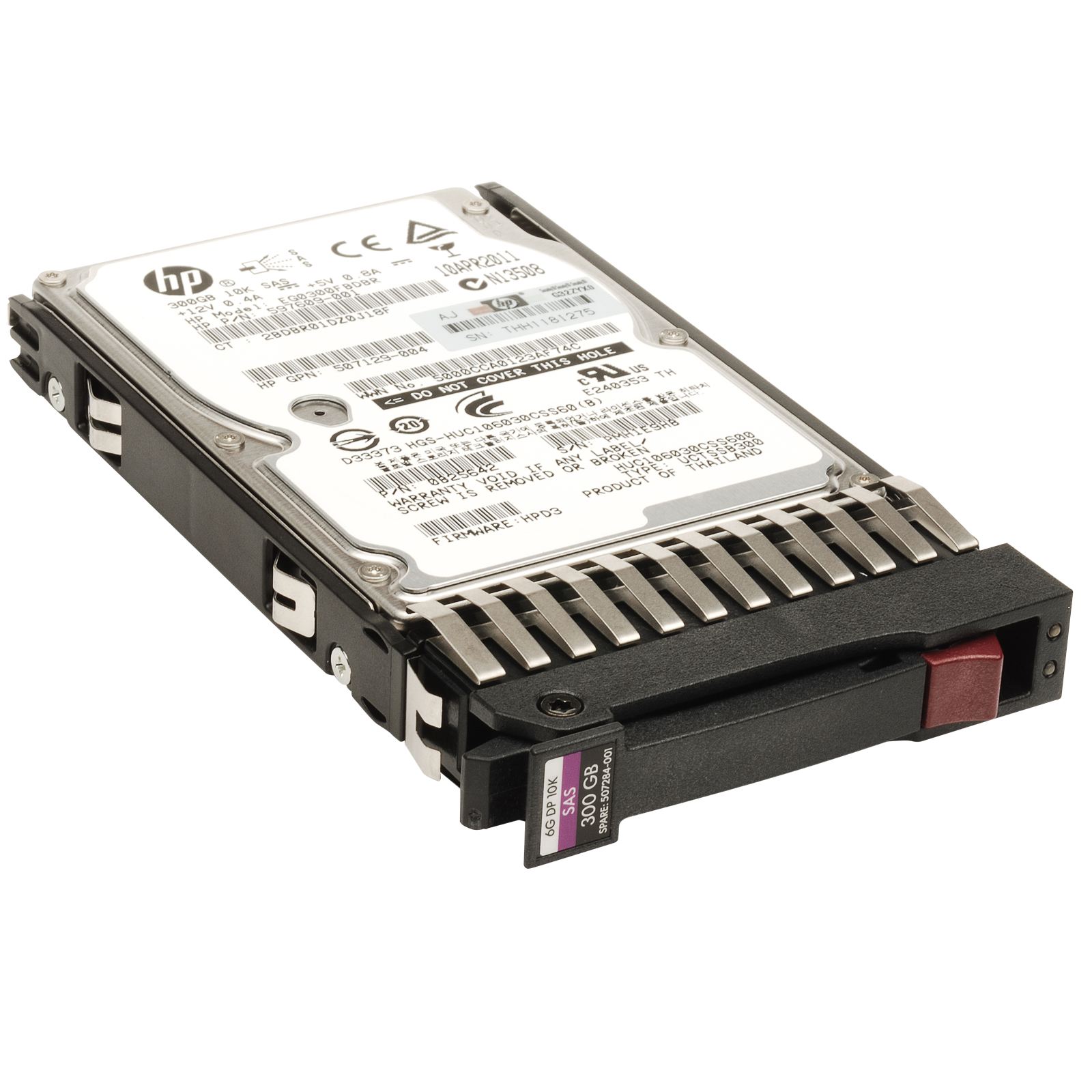 (507127-B21) ขาย - จำหน่าย - จัดซื้ออะไหล่ - ราคาถูก HP 300GB 2.5-inch Serial Attached SCSI (SAS) SFF 6G Dual Port Hot-Plug 10K Hard Drive