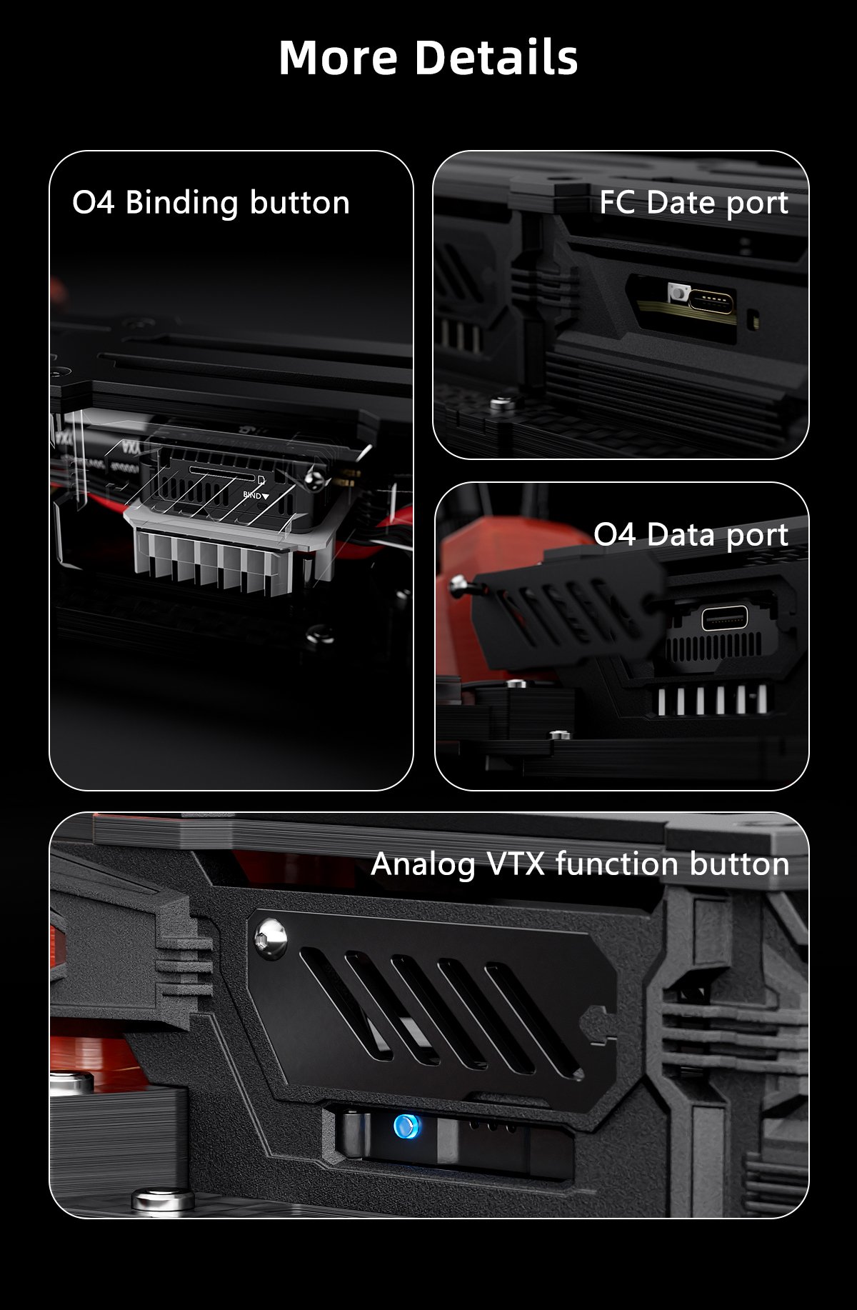 GEPRC MOZ7 V2 DJI O4 Pro | FC F722-BT | มอเตอร์ 2809 | ใบพัด 7.5" | RX ELRS 915/2.4G GemX ของเล่นบังคับวิทยุ