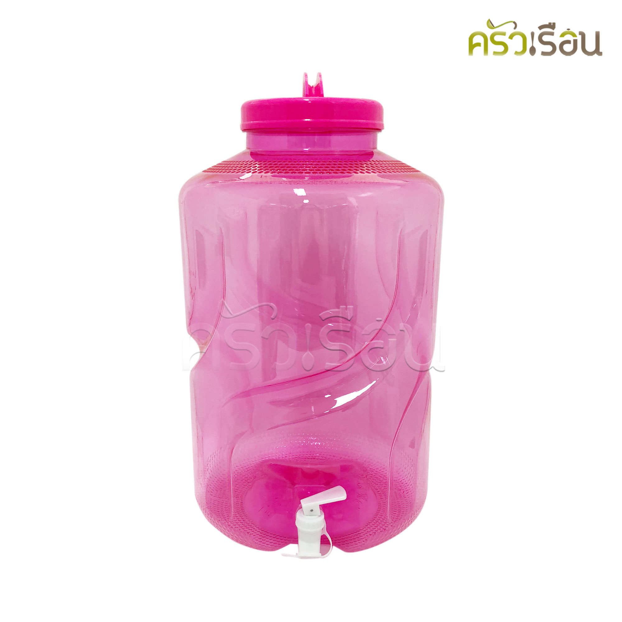 SRP ถังน้ำดื่ม พลาสติก PET ทรงกลม ชนิดใส 18.9 ลิตร เกรด A รุ่นมีก๊อก